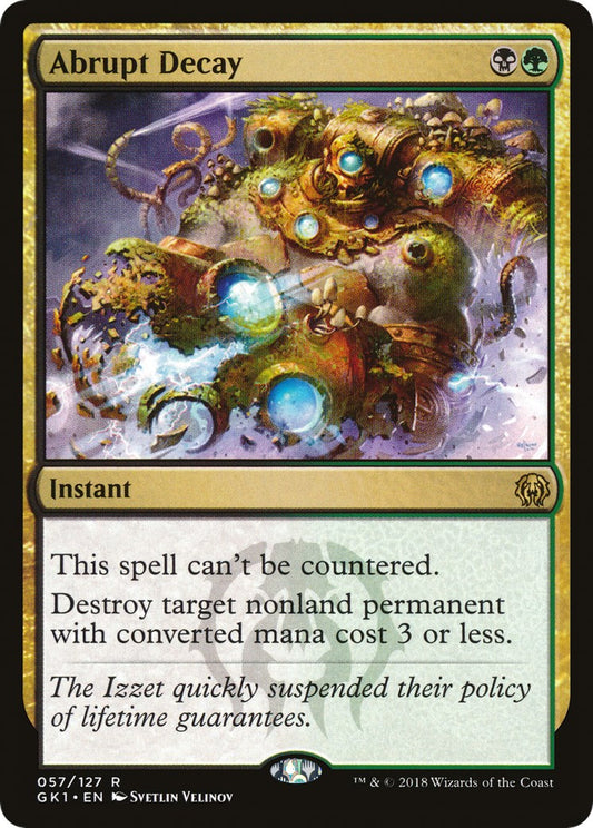 Abrupt Decay [GR1 - 57]